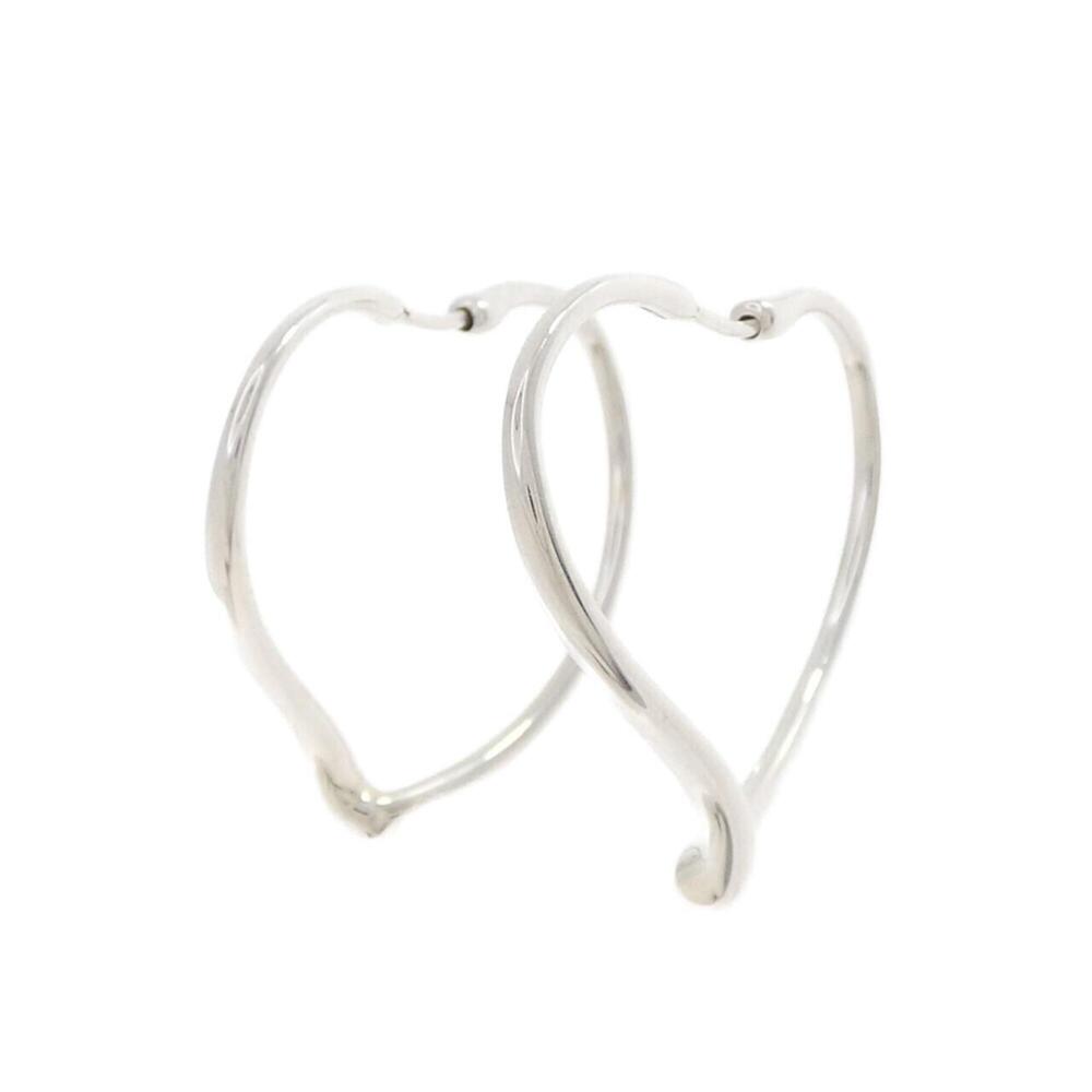 Tiffany Open Heart Hoop Earrings